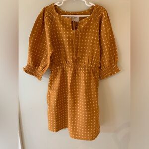 Tan Old Navy Dress, girls size 6-7